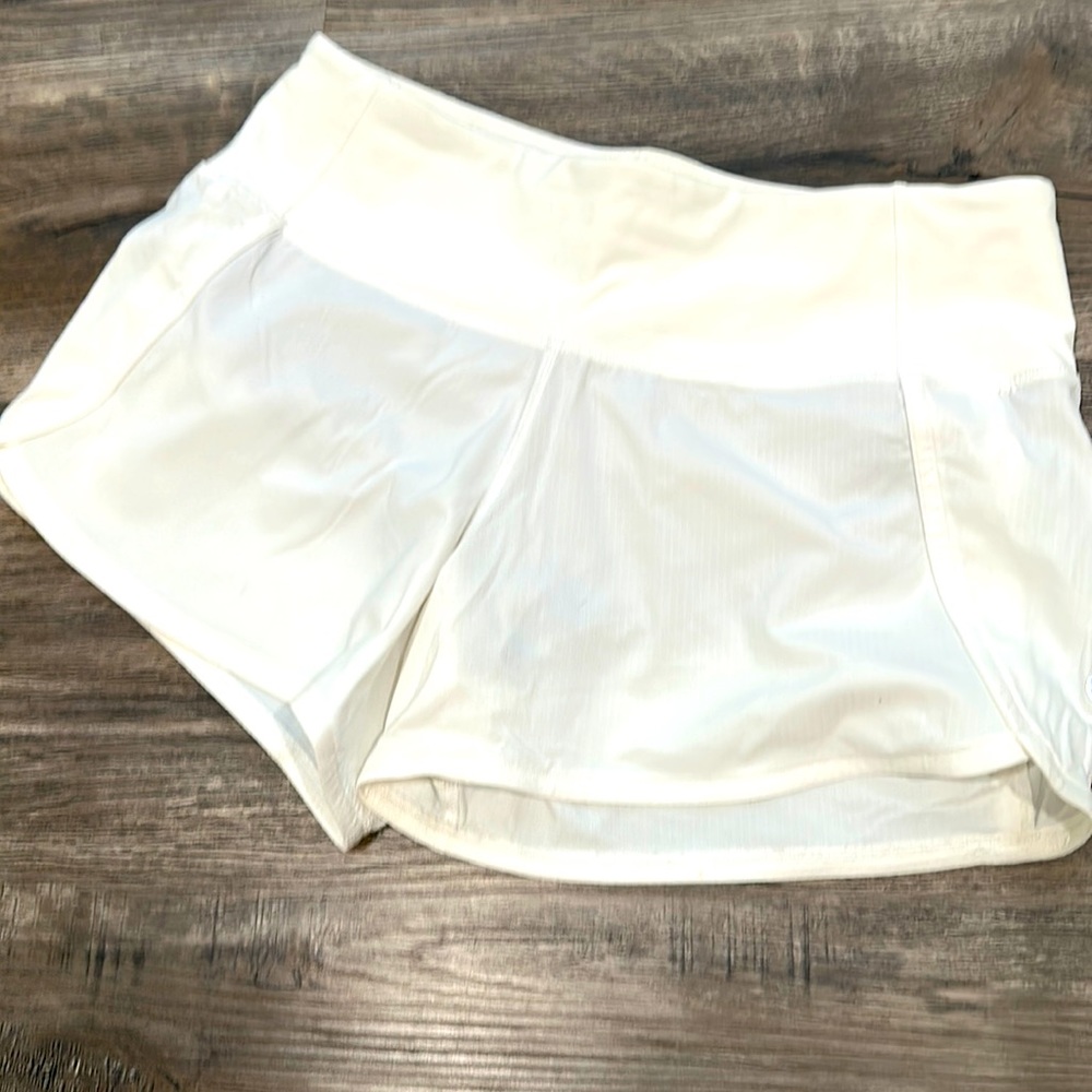 Lululemon White Shorts